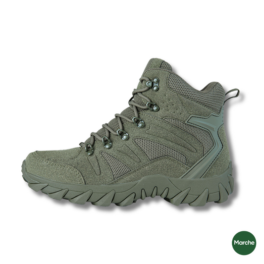 Bottes de randonnée respirantes et résistantes - Kaki